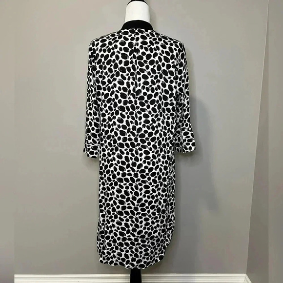 Olsen Side-Slit Printed Tunic Dress - Picture 9 of 13